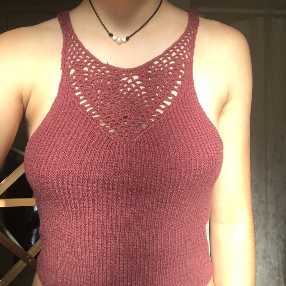 Knitted tank top
